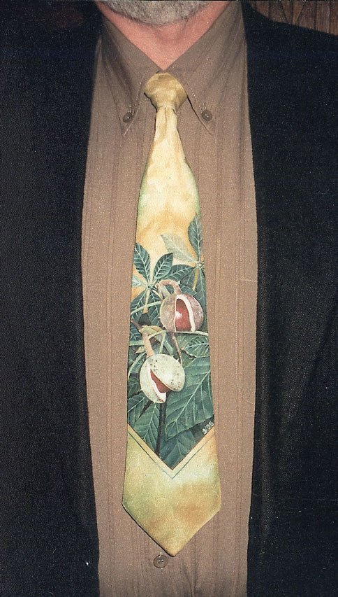 Bemalte Krawatte