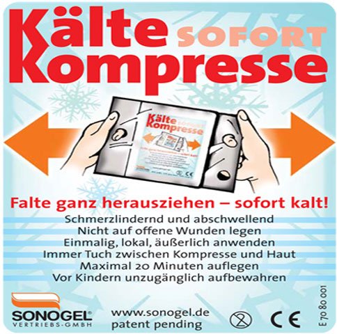 Etikett für ein medizinisches Produkt