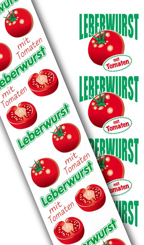 Druckmotiv Wursthülle