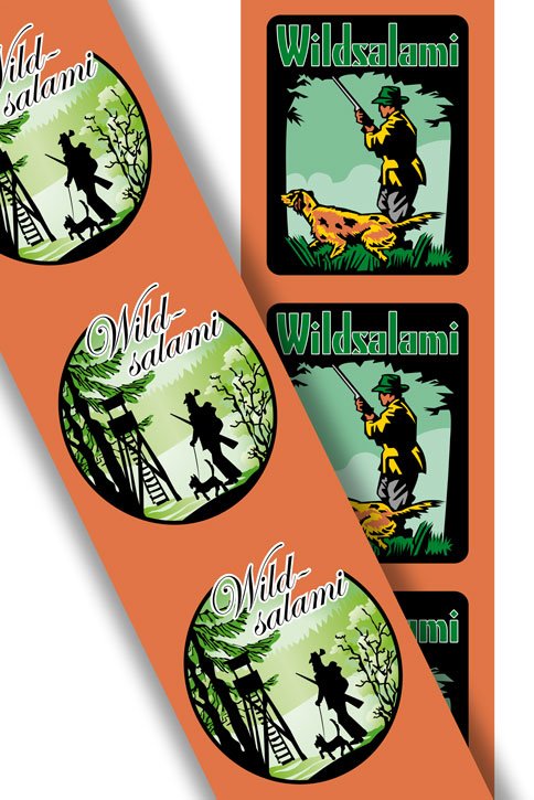 Druckmotiv Wursthülle